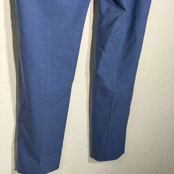 Banana Republic Ryan Blue Trousers 12 Long - Picture 4 of 16